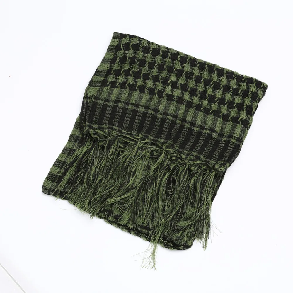 Winter Scarf Hiking Scarves Army Military Tactical Keffiyeh Shemagh Desert Arab Scarf Shawl Neck Cover Head Wrap Windproof