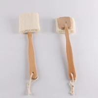 bathroom body brushes long handle bath natural bristles brushes exfoliating massager with wooden handle dry brushing shower tool
