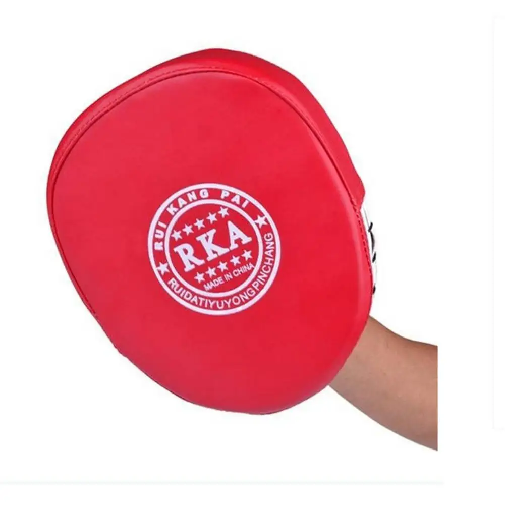 Черный красный ПУ пена боксерские перчатки колодки для муай тай кикбоксинг