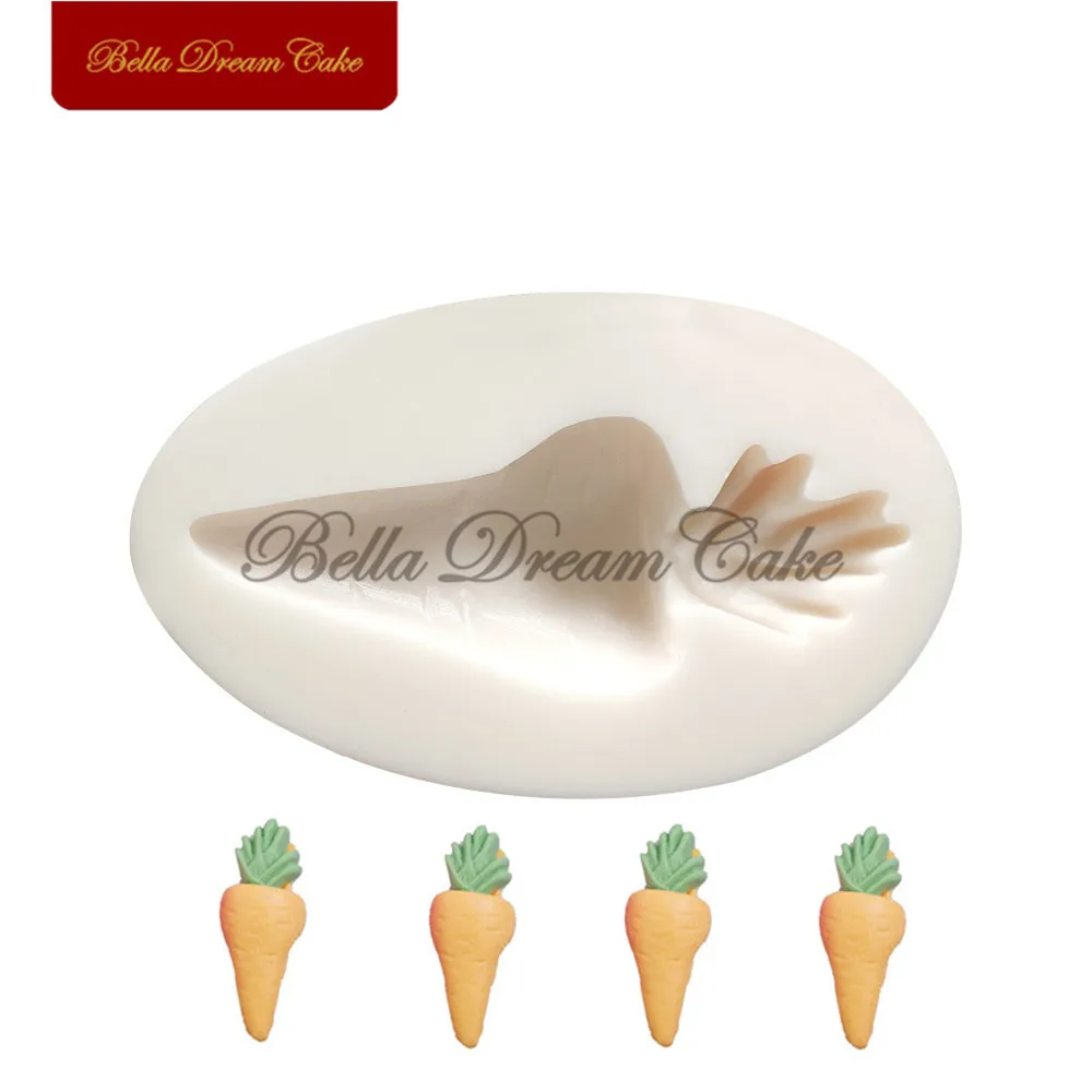 Пасхальная морковь редис силиконовая форма Шоколадные формочки для украшения
