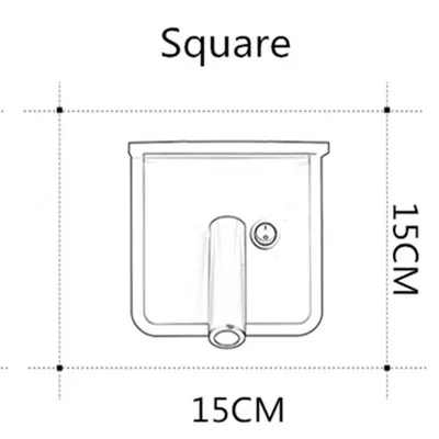 square Светодиодный настенный светильник, акриловый настенный светильник, переключатель вкл \ выкл для прикроватного прохода, коридора, комнаты для чтения, настенный светодиодный светильник, AC85-260V 16 Вт - Цвет абажура: square
