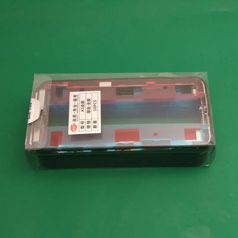 10 штук пакет для iPhone XS/X XS/11 Pro Max/11Pro средняя рамка + клей ЖК дисплей сенсорный экран