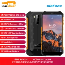 Ulefone – Smartphone Armor X5 Pro, téléphone portable robuste, étanchéité IP68/IP69K, 4 go 64 go, Android 10.0, Octa Core, NFC, 5000mAh  (2)