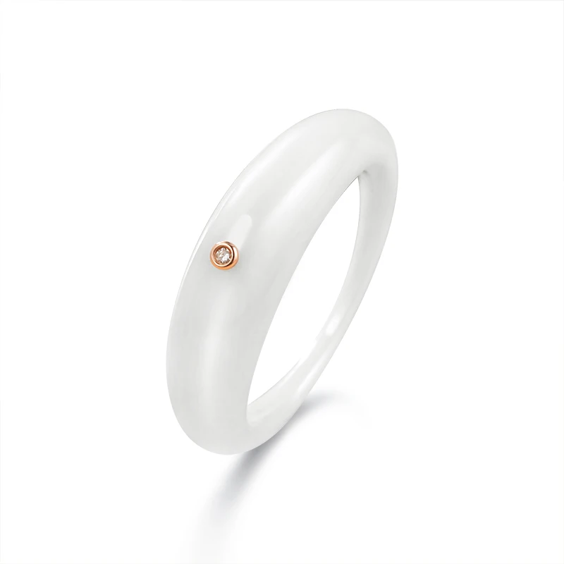 

New Arrival in 2021 Trend Simple Ring Ceramic Ring The Good Gift for Women Party Banquet For Friends And Partner