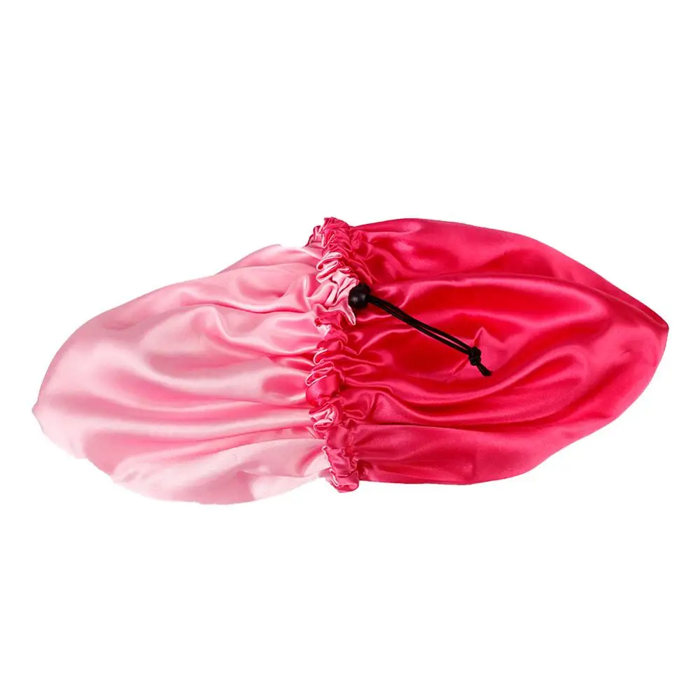 Customize Adjustable Reversible Bonnet Virgin Hair Silk Satin Double Layer Extensions/Hair Wigs Sleep | Дом и сад