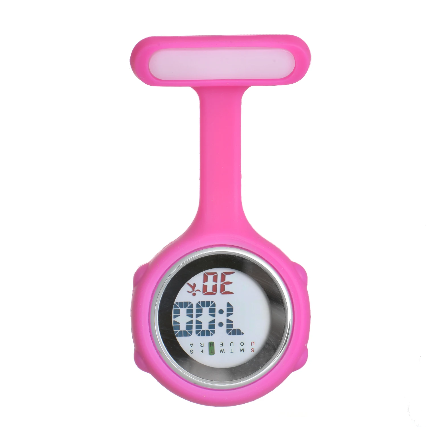 

Nurse Watches Fob Pocket Watch Lapel Brooch Harmless Silicone Sleef Clock Doctor Nurse Quartz Timepiece Dropshopping