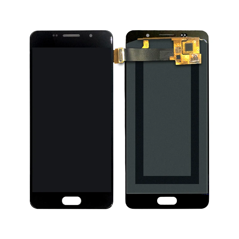 Black OLED A510 ЖК-дисплей для Samsung Galaxy A5 A510 A510FD A510F A510M ЖК-дисплей с сенсорным экраном дигитайзер сборка замена тестирование - Цвет: Black OLED