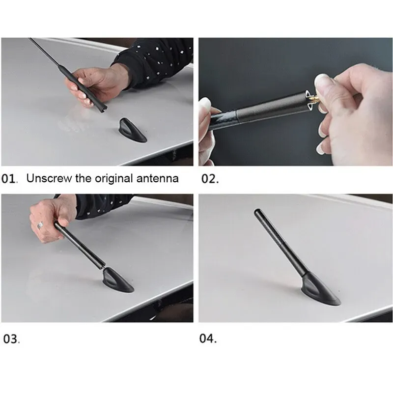 8 см все короткие модифицированные радио антенны комплект подходит для