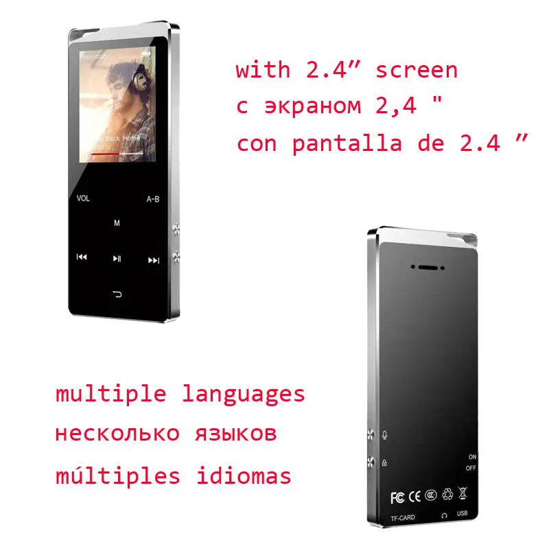 Новинка 2021 музыкальный плеер Bluetooth MP4 8 ГБ 16 32 вставка для SD-карты с сенсорной
