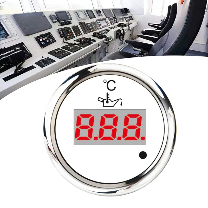 

УФ-фильтр 52 мм с цифровой датчик температуры масла в переменного тока, 50-150 по Цельсию Универсальный Масляный Температура метр красный индик...