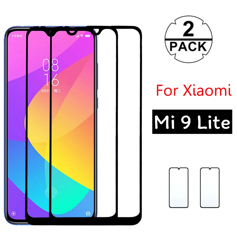 2 шт. mi 9 lite светильник из закаленного стекла для xiaomi ksio me экранный протектор