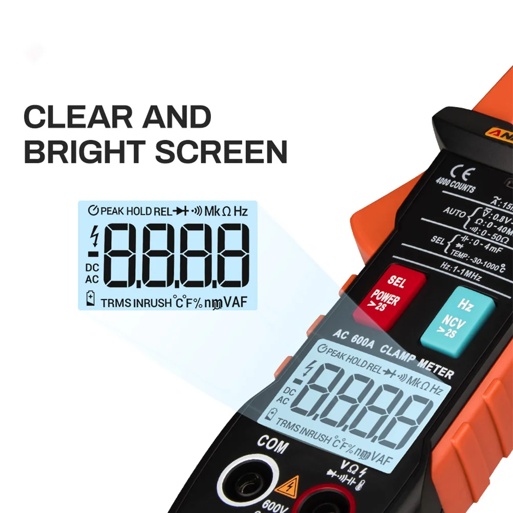 4000 цифровой мультиметр с жк дисплеем интеллектуальный автоматический диапазон