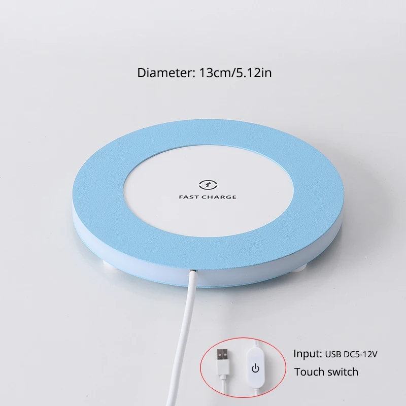 Table Lamp With Wireless Charging Touch Switch Dimming Bedroom Bedside Lighting Decoration Night LED Desk Light | Лампы и освещение