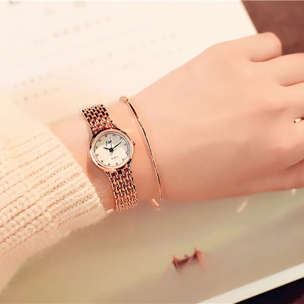 

Women's Quartz Small Dial Watch Simple All-match Watch Analog Wrist Small Dial Beautiful Small and Exquisite Watch X5