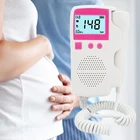 3,0 МГц пренатальный эмбриональный допплер домашние детские допплер ЖК-дисплей Дисплей Портативный ультразвукового измерения частоты сердечных сокращений плода детекторы отсутствие радиации для беременных женщин доплер