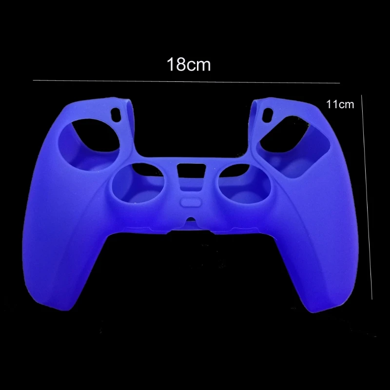 Цветной мягкий силиконовый защитный чехол для контроллера SONY Playstation 5 PS5