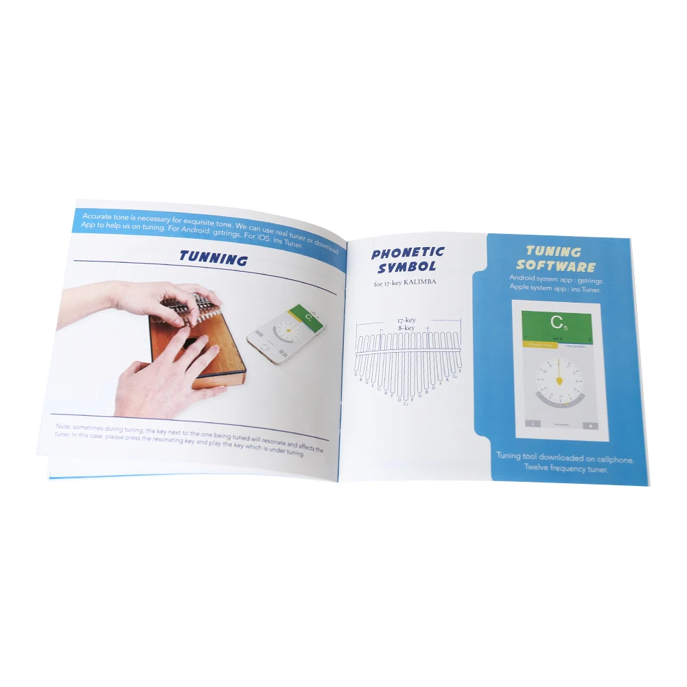 Обучающая книга-пианино Kalimba для детей и начинающих |