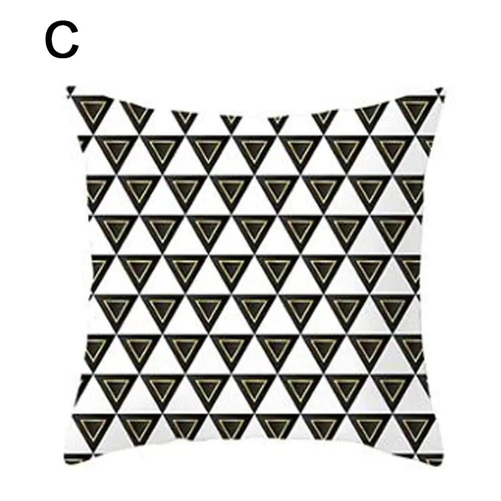 

Geometric Sofa Decorative Cushion Cover Pillow Pillowcase Polyester 45*45 Throw Pillow Living Room Car Home Decor Pillowcover