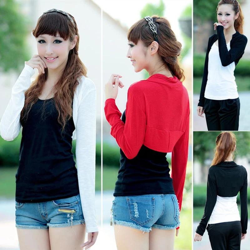 Women's Long Sleeve Bolero Jacket Top Ladies Cardigan Coat Size M-XXL | Женская одежда