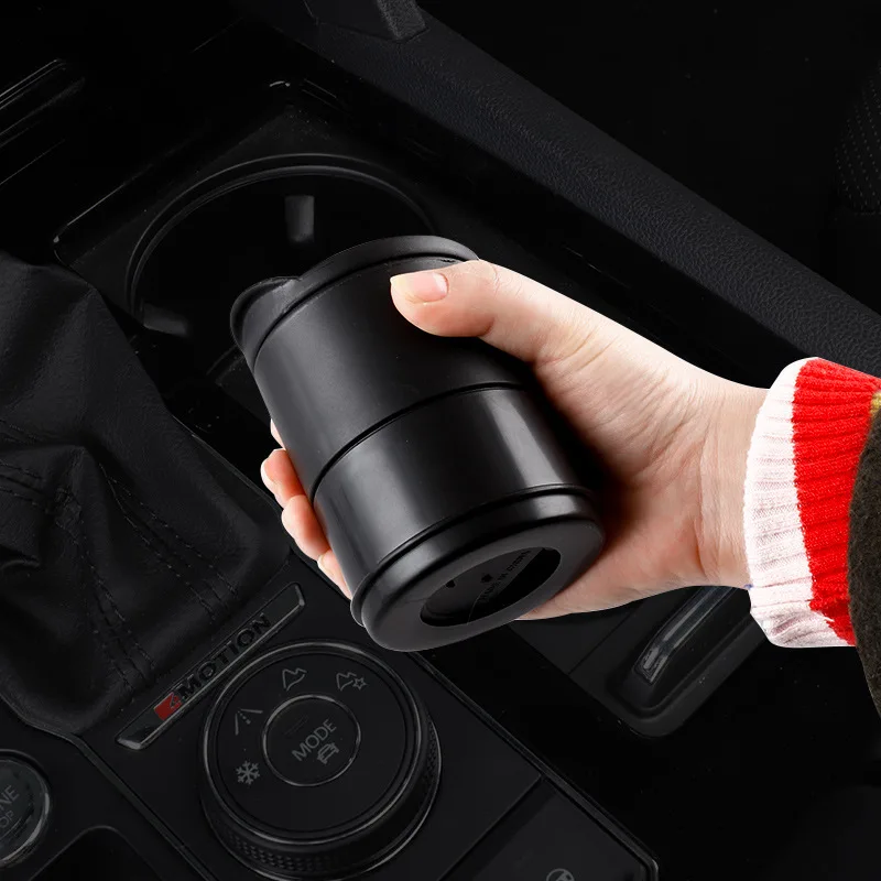 

Simplicity Car Ashtray Garbage Coin Storage Cup Container Cigar Ash Tray Styling Universal Size Desk Environmentally Friendly