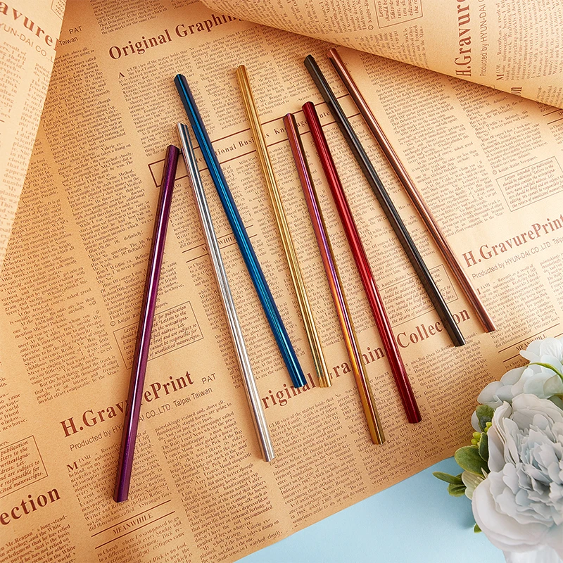 

1Pcs Drinking Straw Reusable Metal Straw Set Heart-shaped Bubble Tea Straws 304 Stainless Steel Pearl Milkshake Straw Set