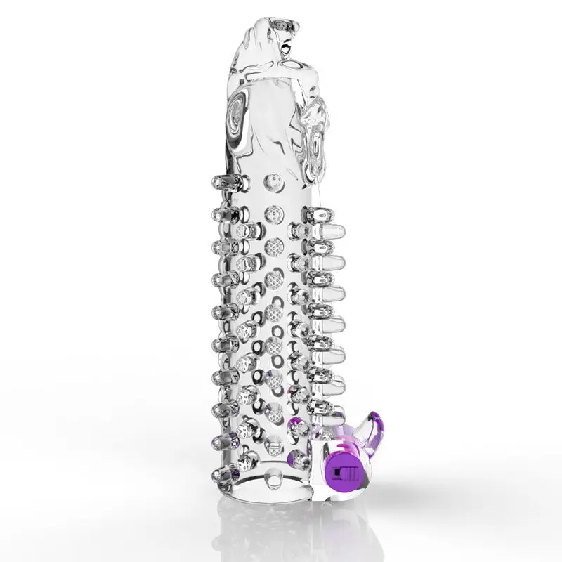 Силиконовый вибратор для мужчин искусственная кожа манжеты пениса