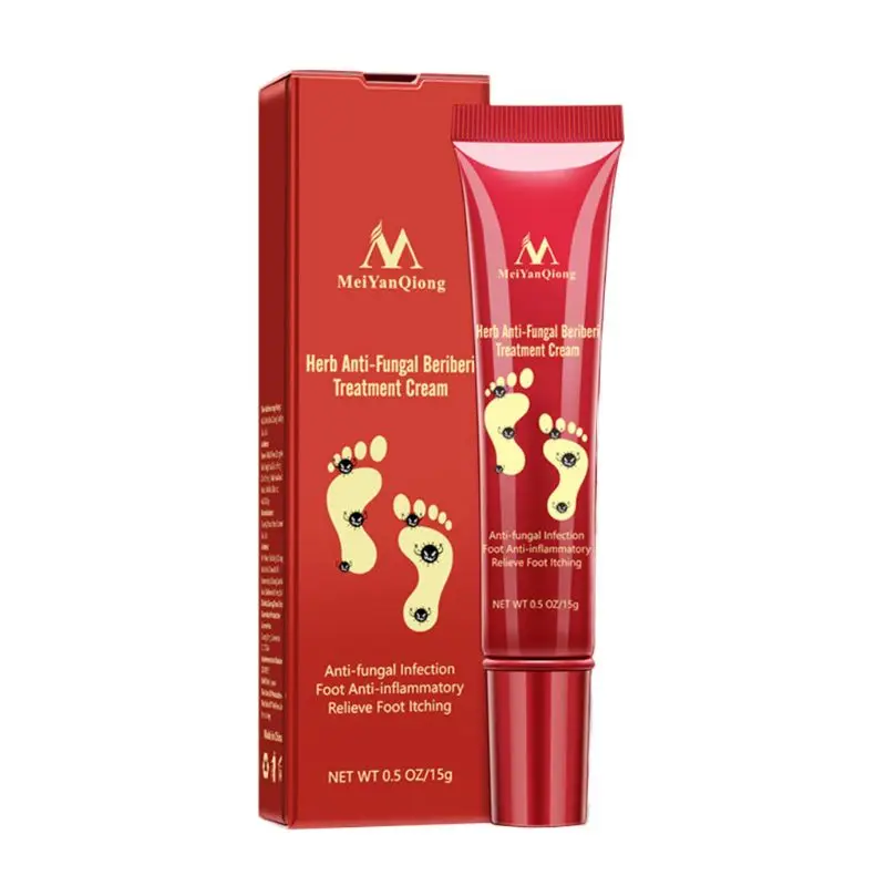 

Foot Care 15g Natural Plant Herbal Anti-Fungal Bacteria Treatment Cream Moisturizer Feet Ointment Relieving Itching Skin Cleaner