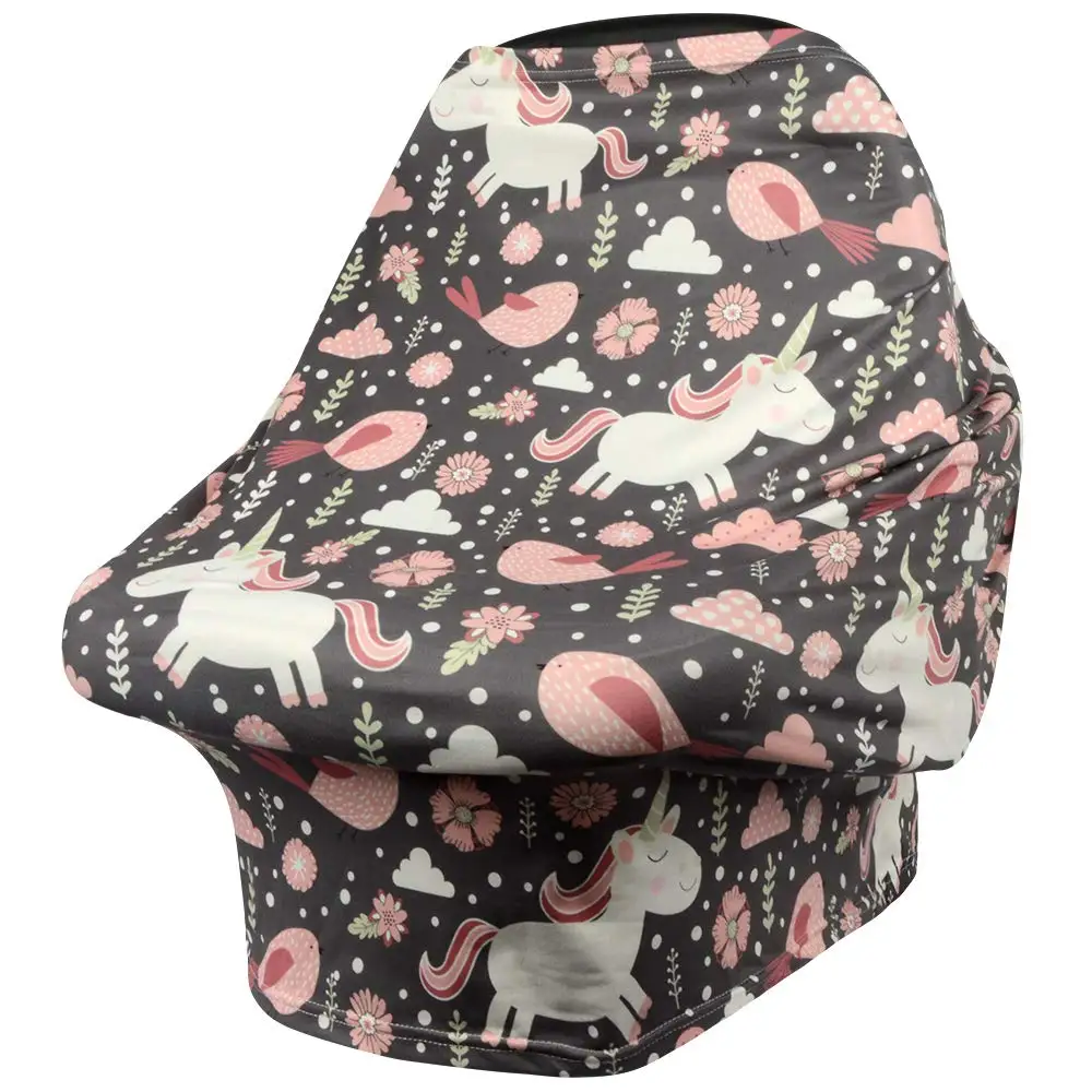 

Nursing Cover Breastfeeding Car Seat Canopy Infant Seat Cover Nursing Scarf Multi Use Fox Baby Seat Cover For Shopping Cart