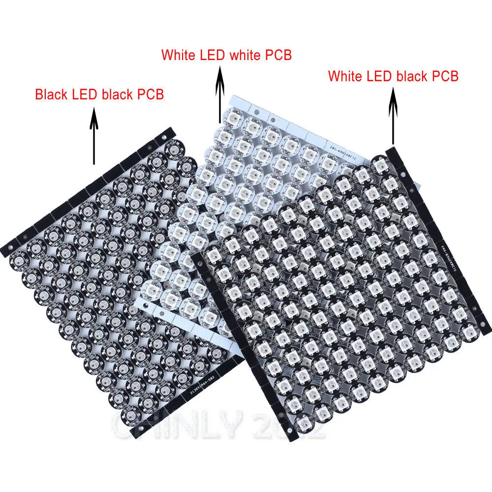 10 ~ 1000 шт. 4 контактный WS2812B WS2812 светодиодный (chips On Board) Радиатор Совет DC5V 5050 RGB WS2811 IC
