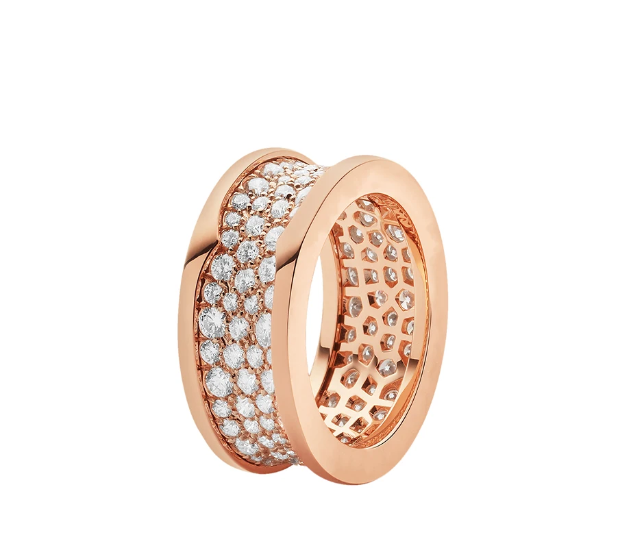 Original Bulgaria s925 classic ring gift 1:1 925 Sterling Silver Women Free Shipping Jewelry High-end Quality Gift