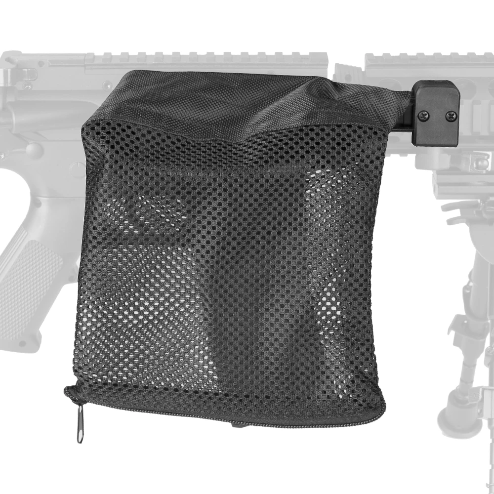 FIRE WOLF Ar-15 Ammo латунный корпус Ловец Сетка Ловушка на молнии Закрытие для 20 мм рейки