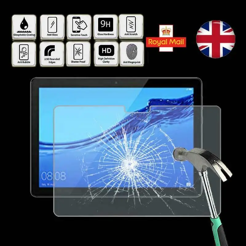 

For Huawei MediaPad T5 10 - Tablet Tempered Glass Screen Protector Cover