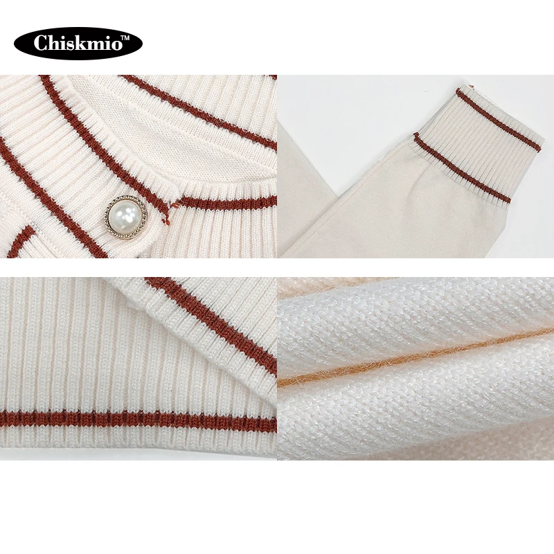 

Elegant Round Neck Long Sleeve Women Knitted Cardigan Retro Flower Embroidery Loose Sweater Tops Harajuku Coat Femme Sweaters