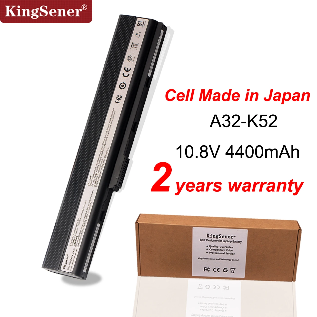 Kingsener-bateria para Computador para Asus A52 A52j A52f A52jb A52jk A52jr K42 K42f K42j K42jk K52f K52j Baterias p/ laptop