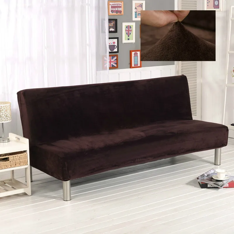 Бархатный Чехол для кровати и дивана универсальный эластичный чехол утолщенный
