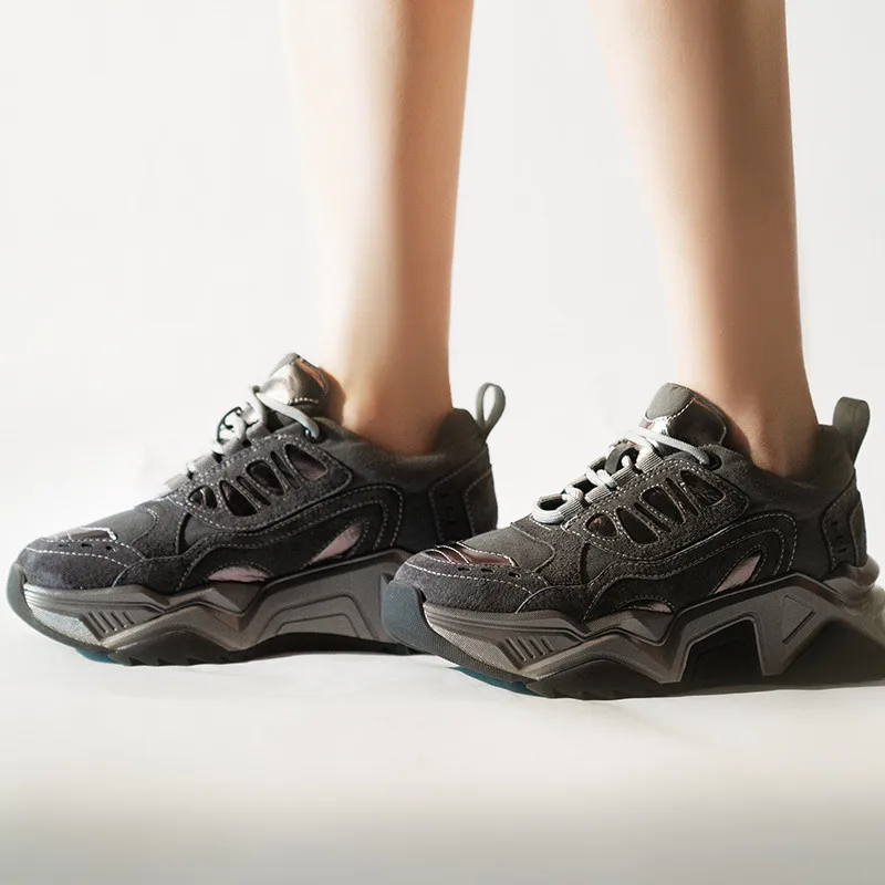 COVIBESCO/винтажная женская обувь из натуральной кожи на плоской платформе с