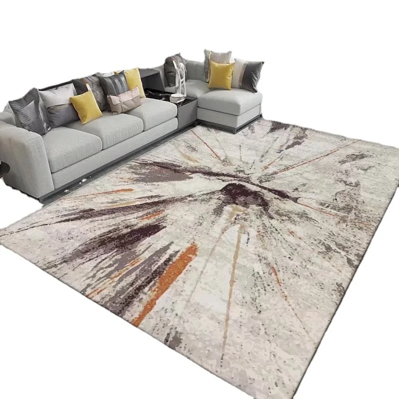 Geometric Carpet for Living Room Velvet Rug Kids Bedroom Bedside Rugs Soft Square Fluffy Carpets Home Sofa Table Decor Mat | Дом и сад