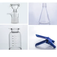 250ml vacuum filtration apparatus with rubber tube glass sand core liquid solvent filter unit device laboratory equipment
