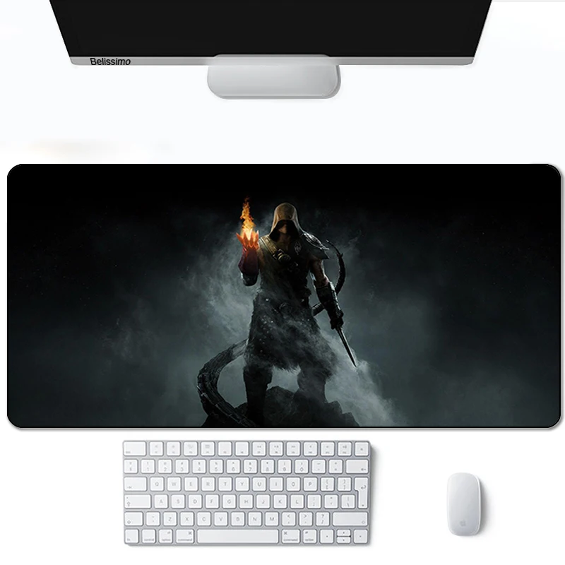 

Anime Gaming mats for mice Computer Skyrim Gamer Mousepad Large Game Rubber No-slip Mouse Mat Anime Big Mause Pad for PC Laptop