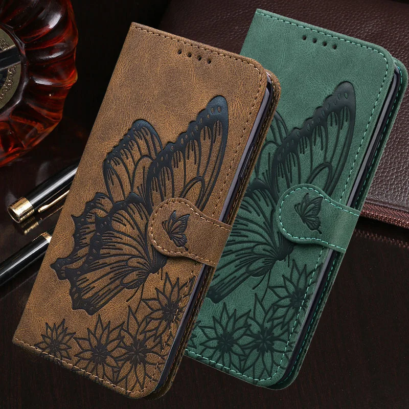 Флип-чехол с бабочкой для Samsung Galaxy A11 A12 A51 A71 A30S A50 A22 A32 A42 A52 A72 A82 S20 FE S21 Plus, кожаный чехол-бумажник