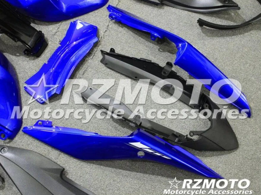 

Hot sales New Injection Mold ABS Motorcycle Fairing Kits fit For YAMAHA R3 R25 2014 2015 2016 2017 2018 Free custom Blue Black