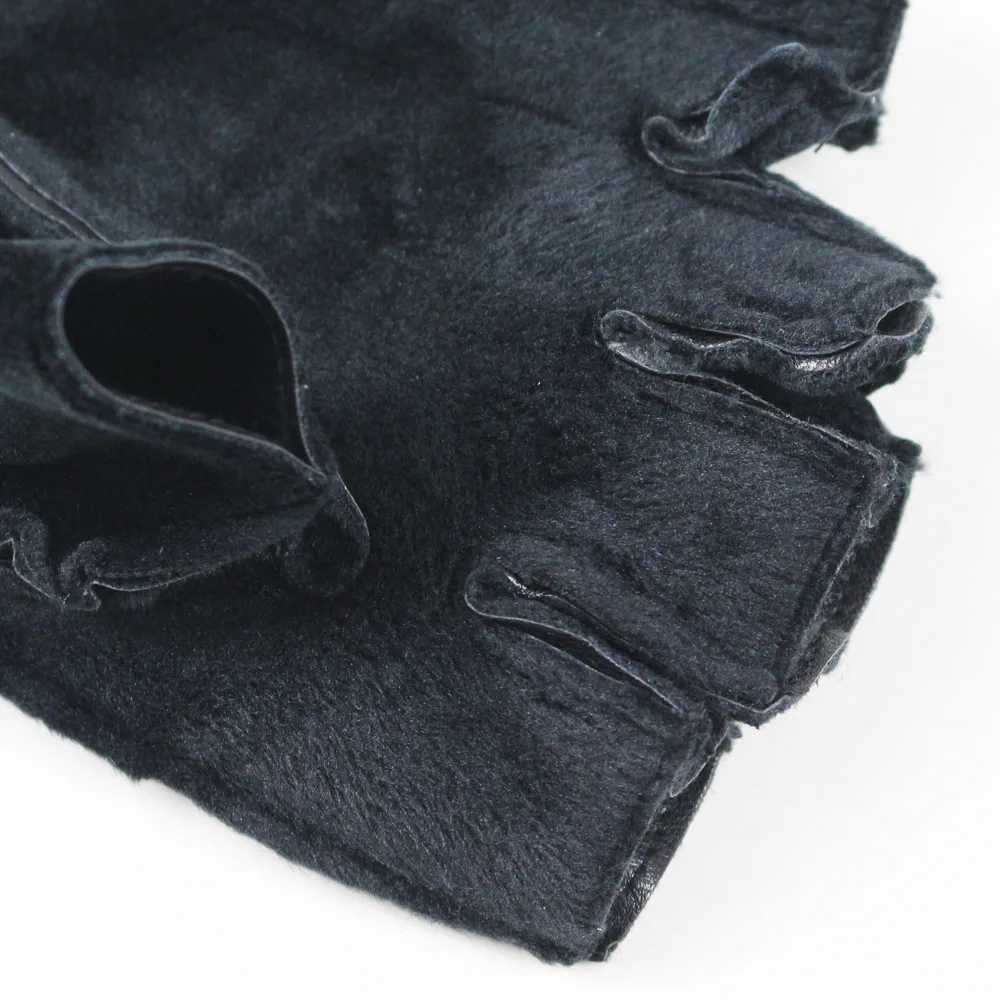 Перчатки с закрытыми пальцами для мужчин и женщин из ПУ кожи | Аксессуары одежды