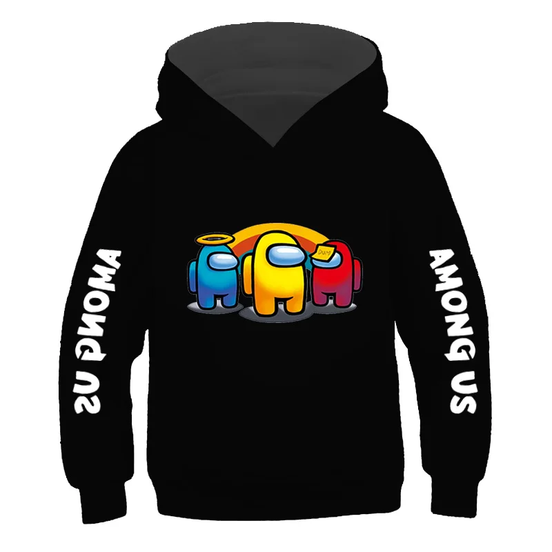 

Among Us Hoodies Kids Impostor Game Cosplay Anime Streetwear 4-14Y Cartoon Boys Children's Clothing Sweatshirt Sudadera Tops