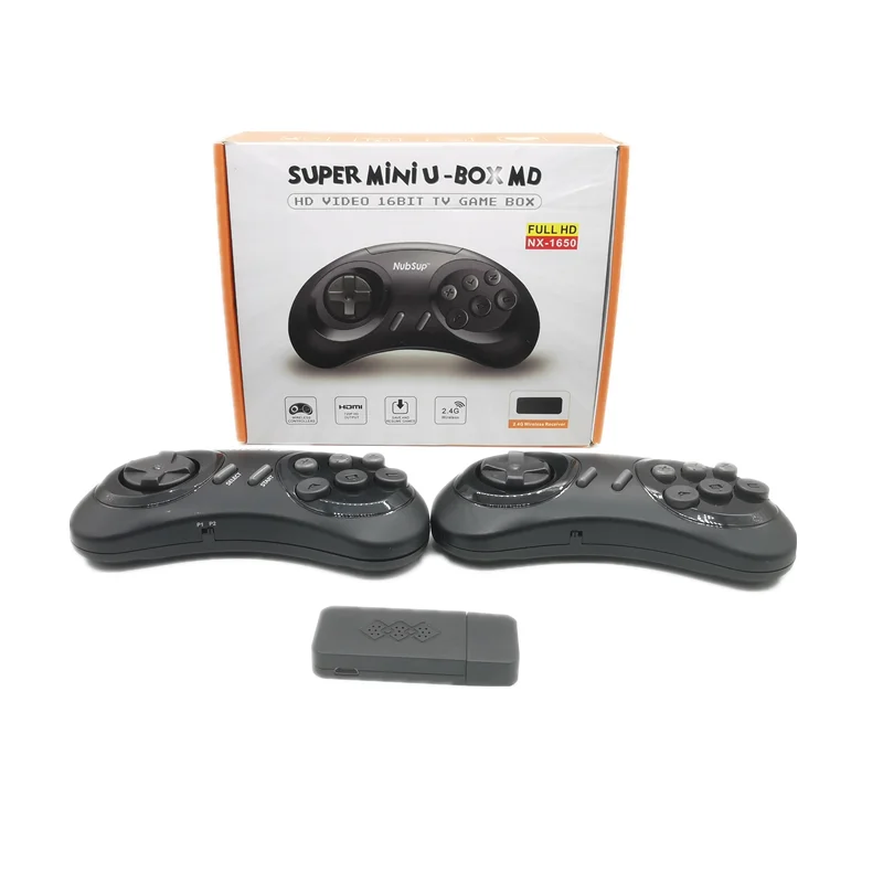 16-битная игровая Ретро консоль NUBSUP MD для Sega Genesis HD совместимая с 600 + игровыми