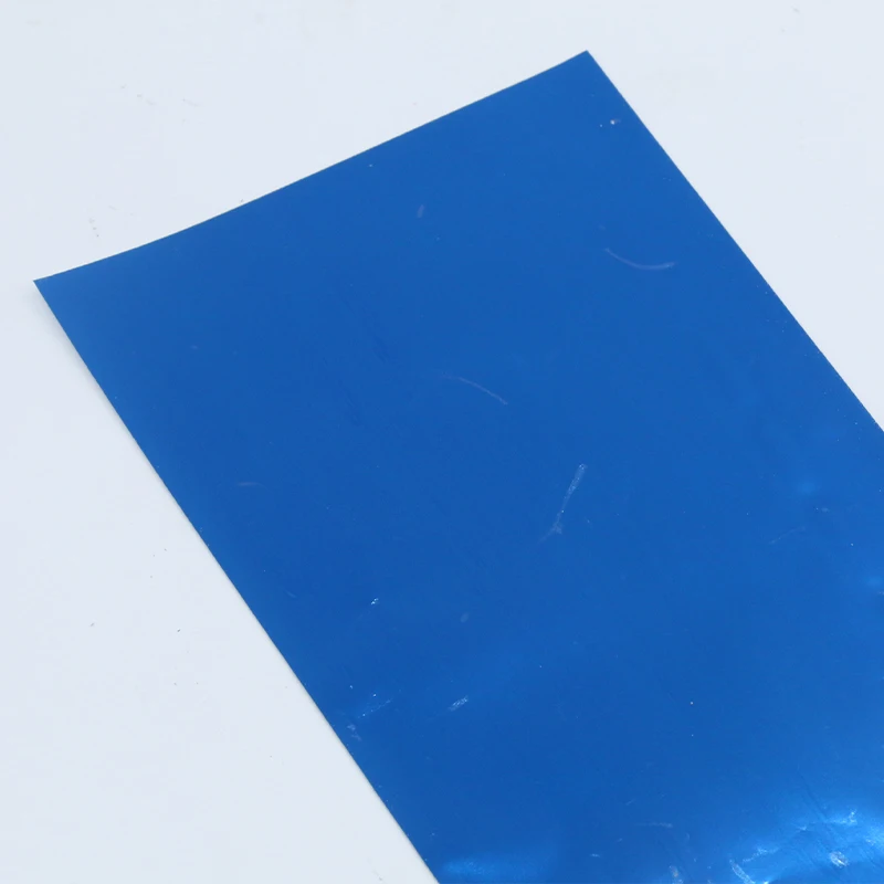 Горячее тиснение фольга бумага Королевский синий голографический переносной