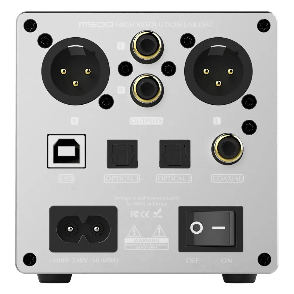 SMSL M500 аудио DAC MQA ES9038PRO XMOS XU216 встроенный DSD512 усилитель для