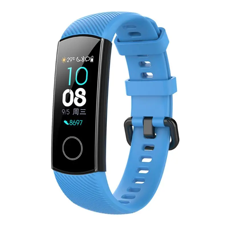 

Anti-scratch Soft Silicone Watch Band Sports Wrist Strap Replacement for huawei Honor 5/4 Sports Bracelet Accessories 28TE