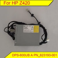 for original hp z420 workstation disassembly power supply dps 600ub a pn 623193 001