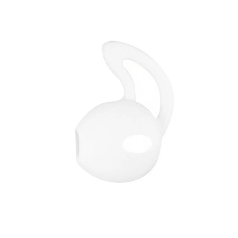 transparent right Многоцветный для Airpods 2 Bluetooth беспроводная гарнитура Ушная крышка Нескользящие силиконовые наушники-вкладыши анти-потеря силиконовые наушники/один - Цвет: transparent right