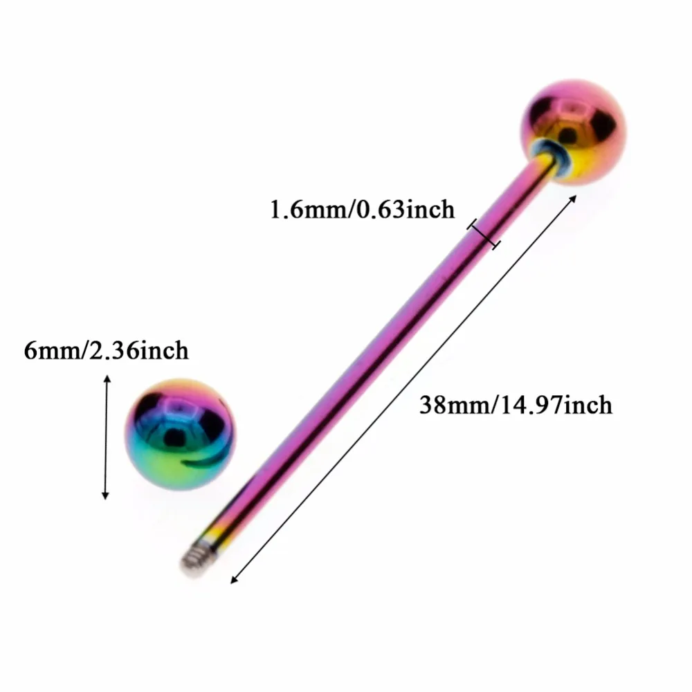 5 шт. уха ногтей кости серьги штанги Серьги Для Пирсинга Ушей пирсинг черный